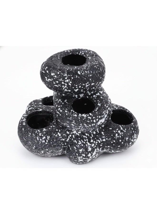 Aquarium Ornament Hideout Shelter 5 in 1 | Resin Decoration for Fish Tank - Image 1