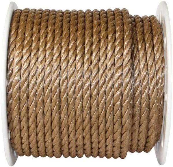 Wellington 12 in Dia x 300 ft L Brown Twisted Poly Rope - Image 2