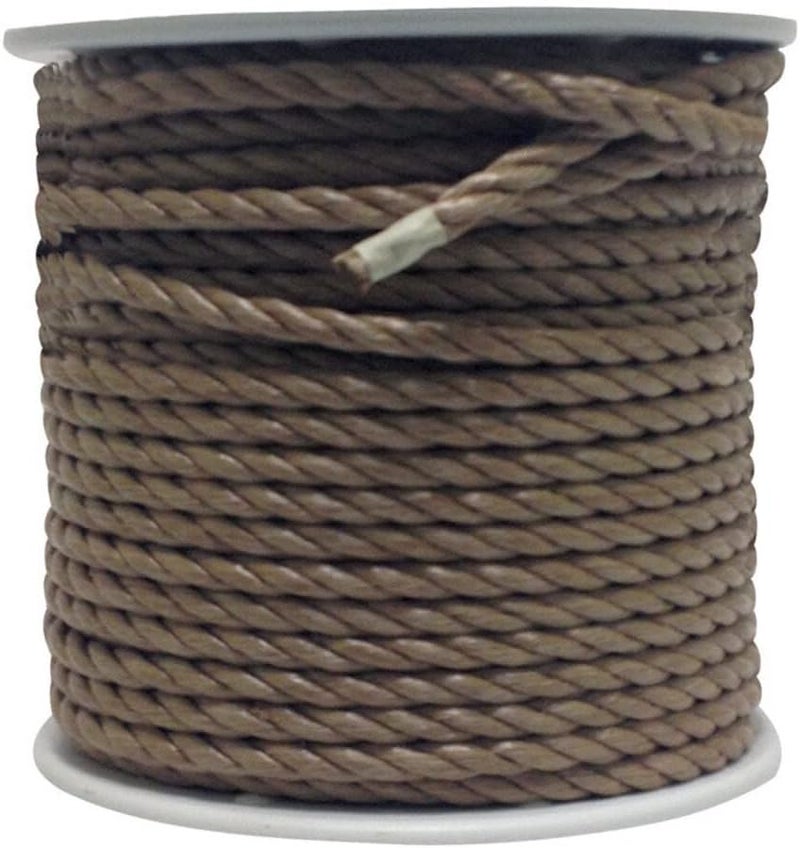 Wellington 12 in Dia x 300 ft L Brown Twisted Poly Rope - Image 3