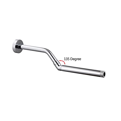 LUOFANT Shower Head Elbow Adapter, Shower Arm Elbow Adapter for Hand Showers and Wall-mounted Showers，Shower Arm Extension (135degree） - Image 5