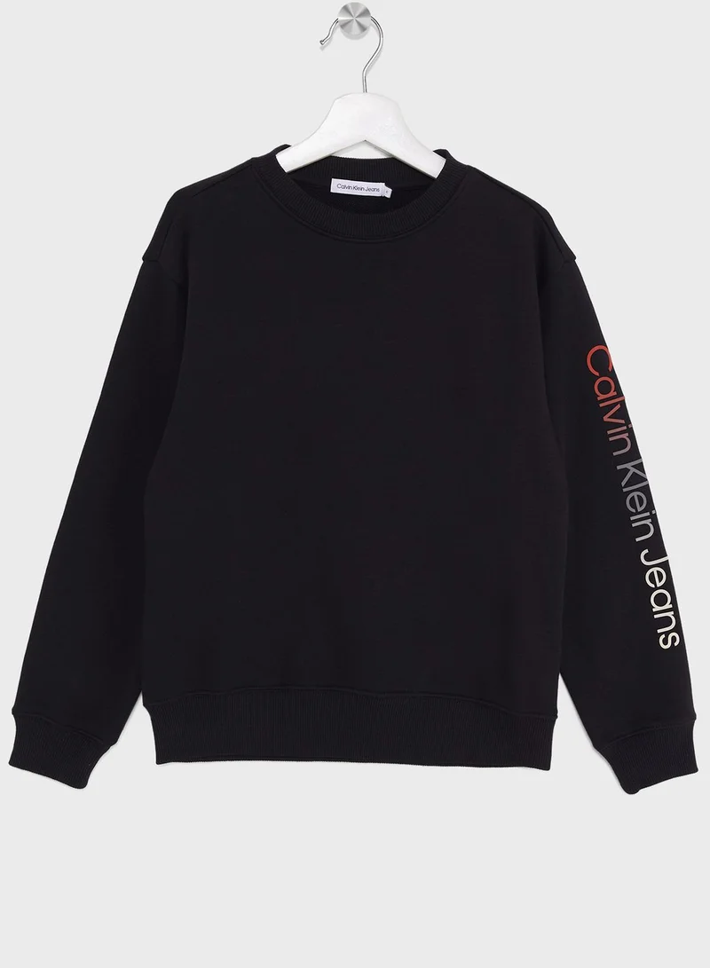 Calvin Klein Jeans Kids Logo Sweatshirt