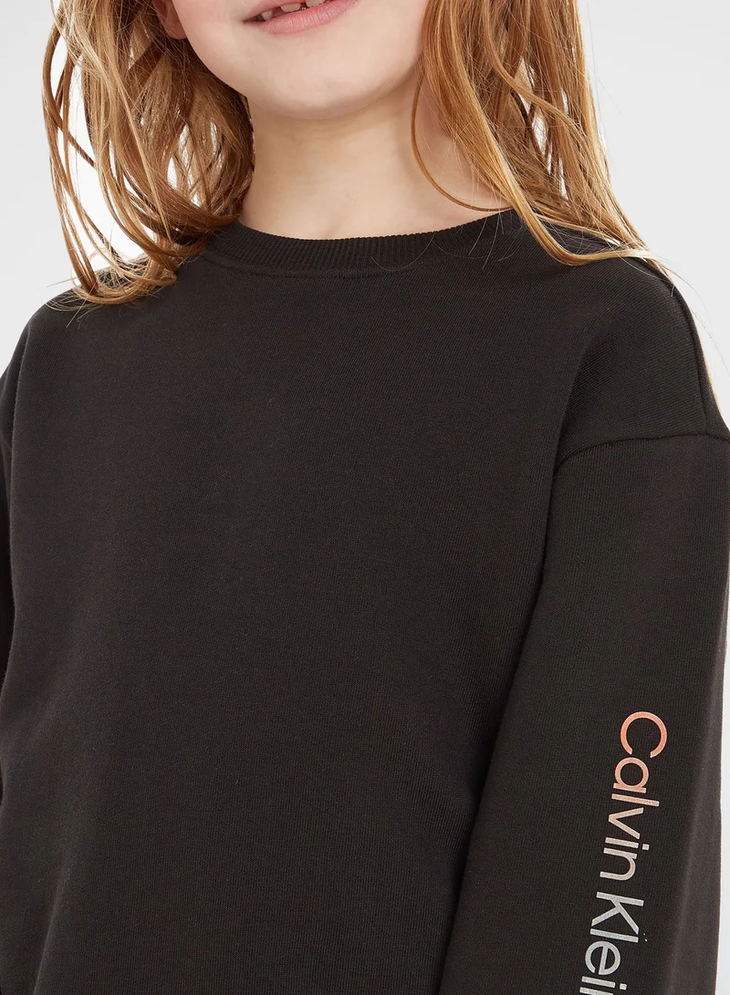 Calvin Klein Jeans Kids Logo Sweatshirt