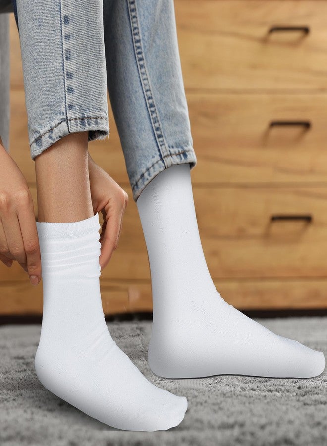 Croloose 4 Pairs Silk Liner Socks Ultra-lightweight Hiking Liners Calf Sweat Absorption Socks for Adult - Image 4