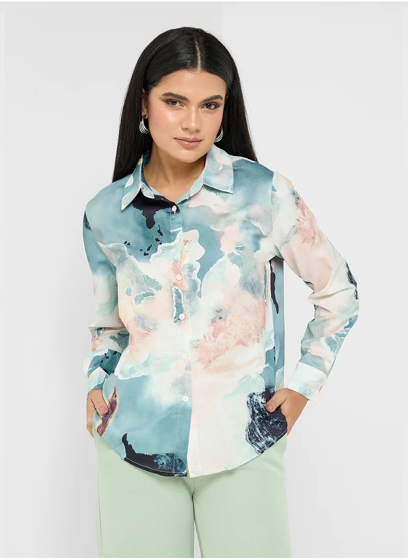 ايلا Floral Print Top