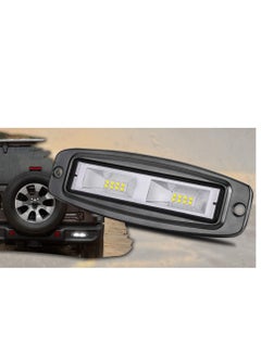 ماركة غير محددة LH-15V LH-15V مصباح فلاش مستطيل 16 LED ذو عينين 12 سطوع مذهل - مصنوع من 16 قطعة من رقائق LED عالية الكثافة، بيض ساطع 6000 كلفن  - Image 2