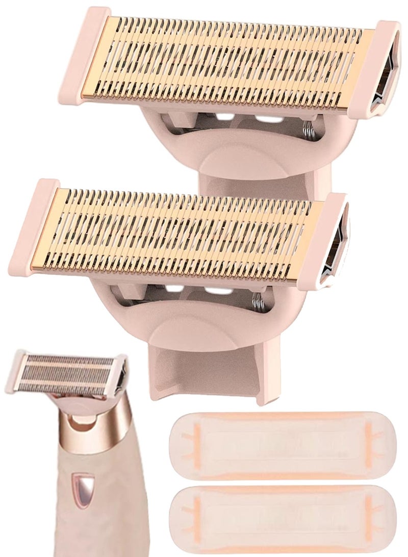 نجم ستايل 2 عبوة رأس ماكينة حلاقة بديلة متوافقة مع شفرات الحلاقة البديلة Finish Touch Flawless Nu Razor - Image 1