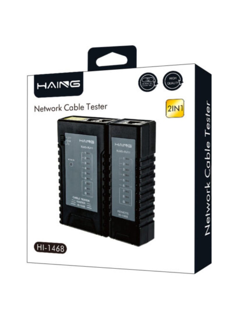 Haing Network Cable Tester RJ45 RJ11 RJ12 CAT5 UTP LAN Networking Tool - Image 2