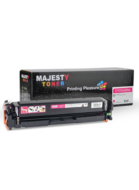 205A CF533A Toner Cartridge Compatible with Hn M181fw HP Laserjet Pro M154A M154NW Printer (Magenta Color Laserjet Pro MFP M180 M180n M180nw M180fw M181 M181a)