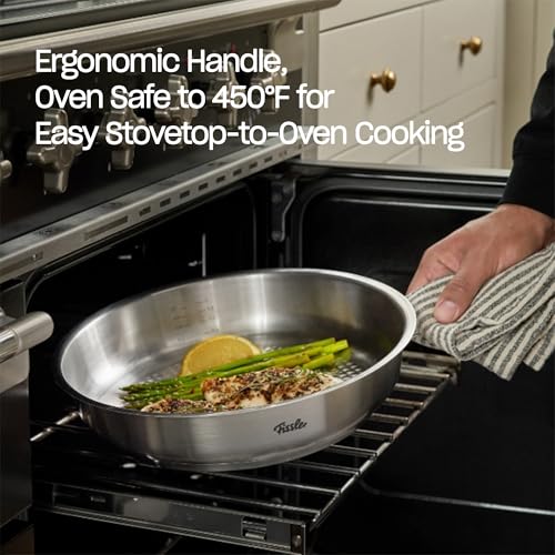 Fissler Original-Profi Collection Stainless Steel11 Inch Frying Pan — Made in Germany, Novogrill® Searing Surface, Induction Ready, Oven Safe - Image 5