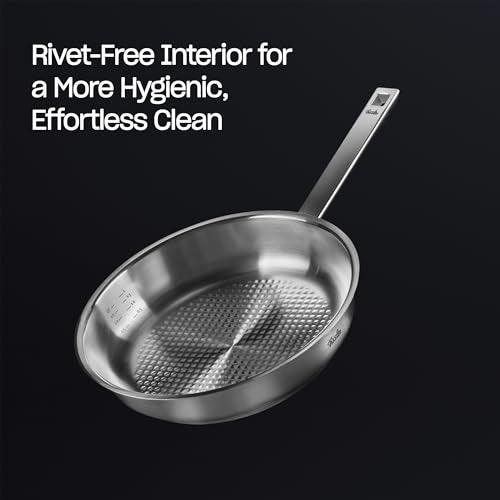 Fissler Original-Profi Collection Stainless Steel11 Inch Frying Pan — Made in Germany, Novogrill® Searing Surface, Induction Ready, Oven Safe - Image 4