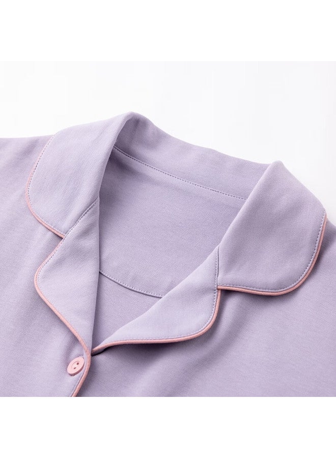 Fenton Fenteng Women'S Spring New 100% Cotton Thin Long Sleeve Home Wear Set - Image 4