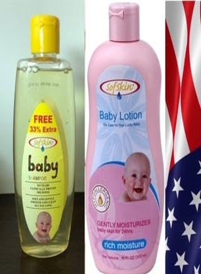 SOFSKIN (American Brand) Baby Lotion (Perfumed) Pure & Safe, pH 5.5 No Skin Allergy - Large Pack of 300 ml - Suitable for Adults Also - Image 5