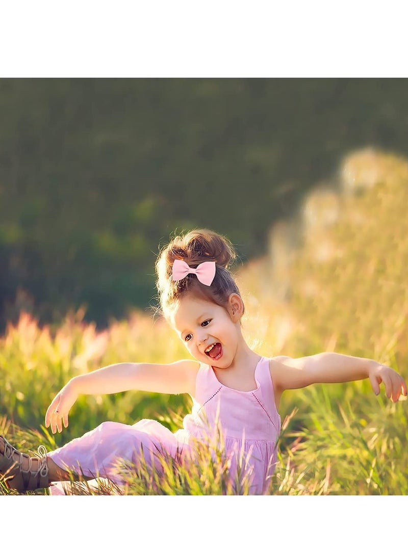 Excefore Baby Girls Grosgrain Hair Ribbon Bows Bow Clips Muilt-Color Barrettes Accessories with Alligator Clip for Girl Teens Kids Babies Toddlers - Image 4