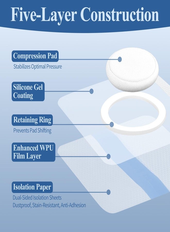 JFRHUDS 10Pcs Baby Belly Navel Patches, Waterproof Umbilical Hernia Patch - Image 3