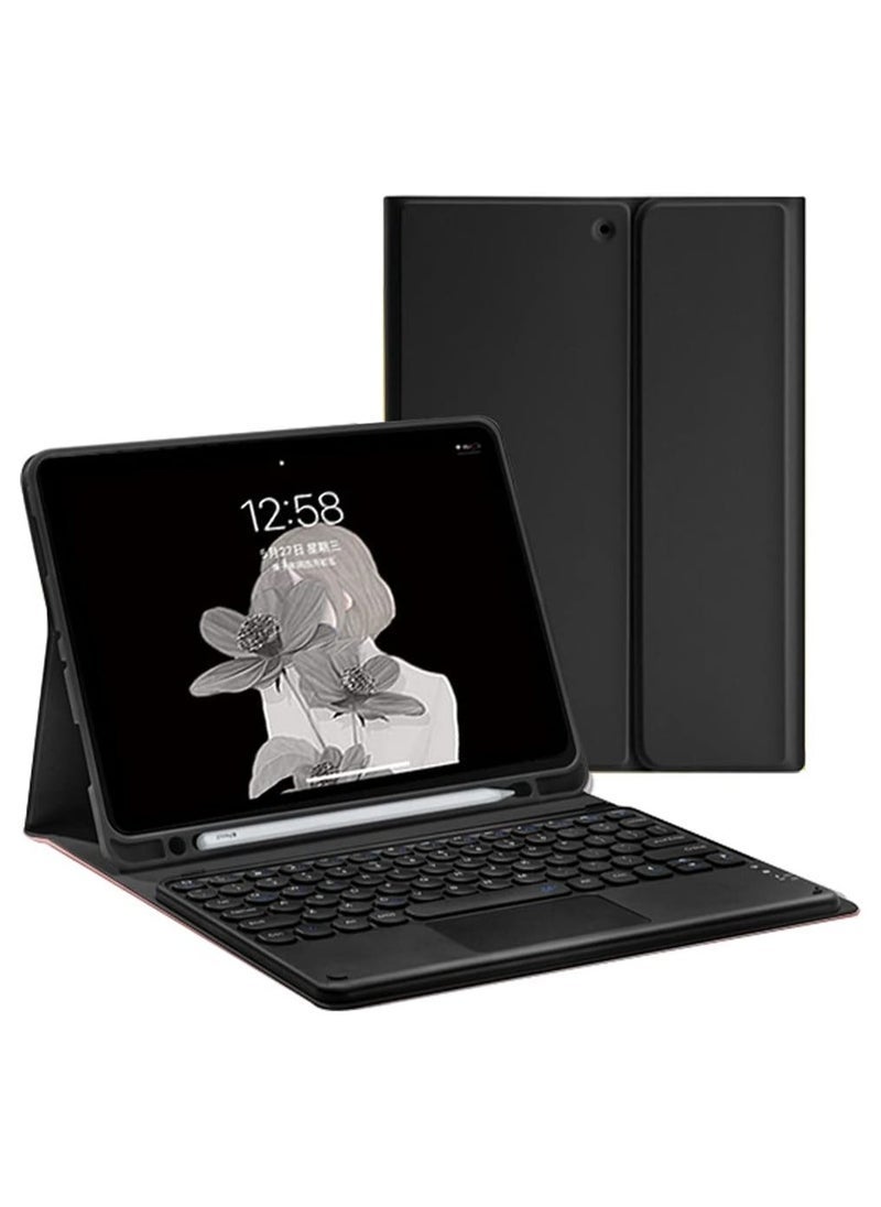 Wireless Keyboard with Touchpad Smart Case – Full Protection, Detachable Design, Ergonomic Typing, Compact u0026 Lightweight, Multi-Angle Stand, Ideal for Work u0026 Entertainment - Image 1
