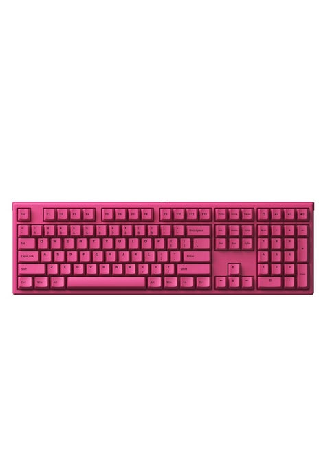 AKKO MonsGeek MG108B Rose Red Multi-Mode Wireless Keyboard - Cream Blue Pro