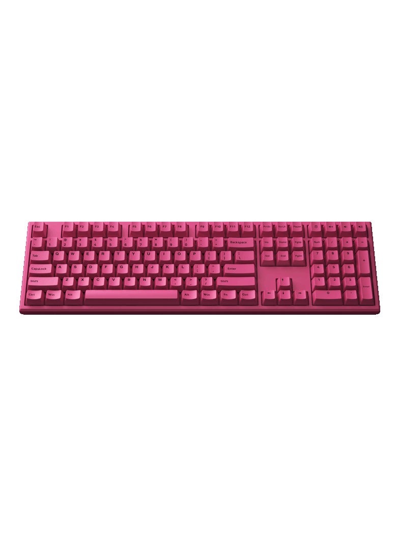 AKKO AKKO MonsGeek MG108B Rose Red Multi-Mode Wireless Keyboard - Cream Blue Pro  - Image 2