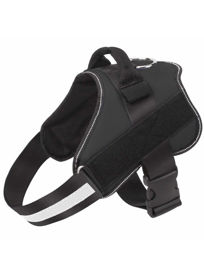 Bolux Dog Harness, No-Pull Reflective Dog Vest, Breathable Adjustable Pet Harness with Handle for Outdoor Walking - No More Pulling, Tugging or Choking (Black, M) - Image 1