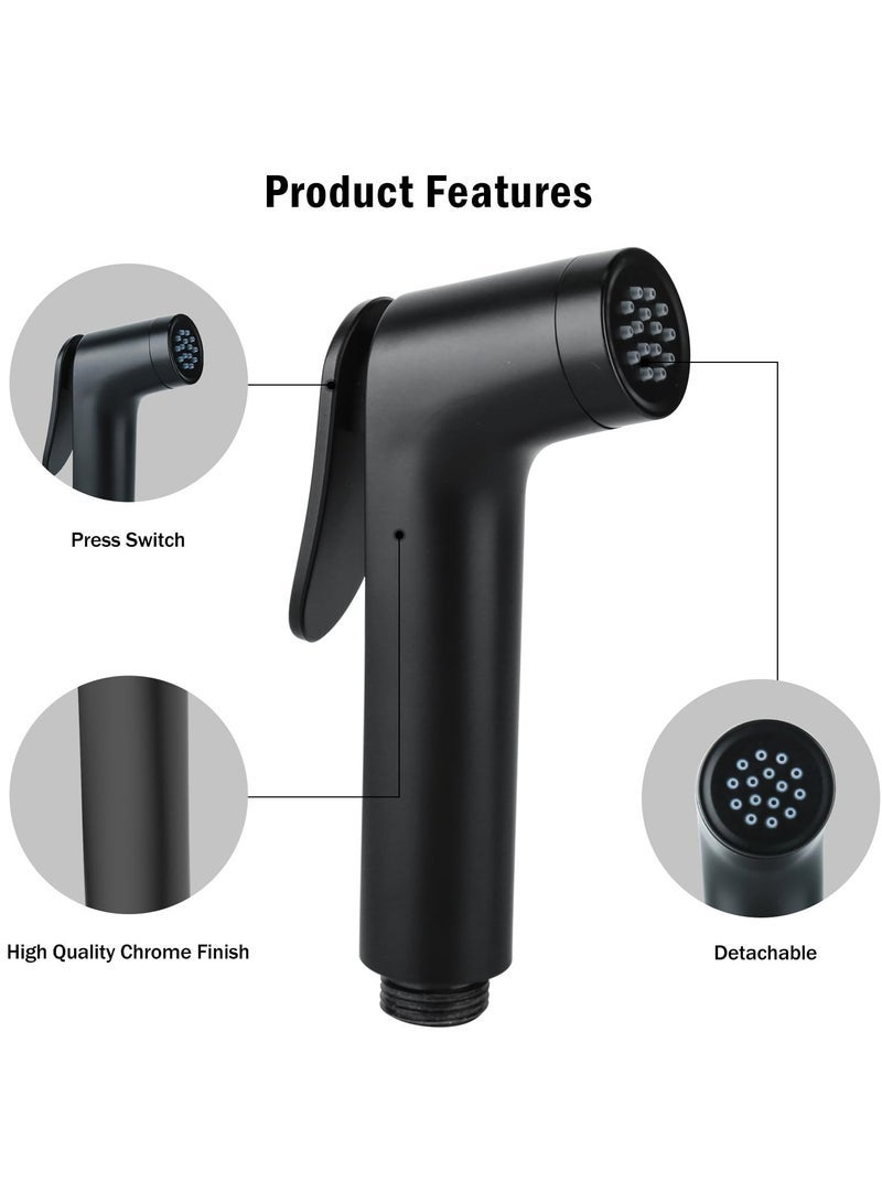 general Bidet Shattaf Set, Handheld Adjustable Bidet Sprayer for Toilet, Standard Muslim Shower Set, with Bathroom Bidet Spray Shattaf Hose - Image 4