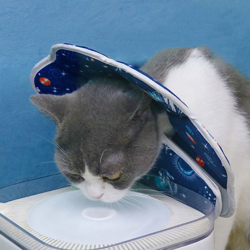 🐾 طوق تعافي الحيوانات الأليف خفيف الوزن وقابل للتنفس مع مقاس قابل للتعديل للثبات الآمن - Image 2