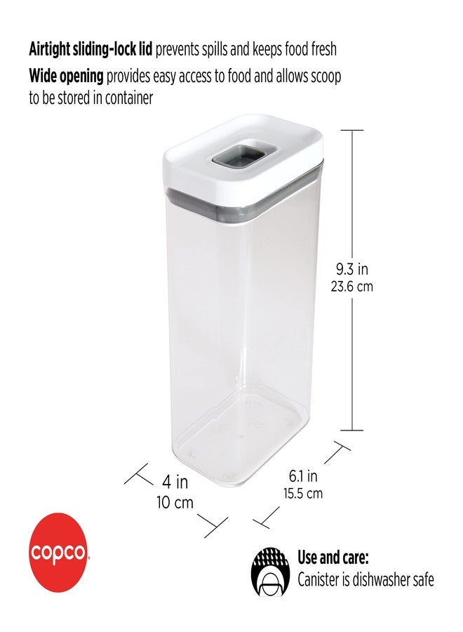 Copco Food and Organization Storage Container with Airtight Lid, 2.74-Quart, Clear - Image 3