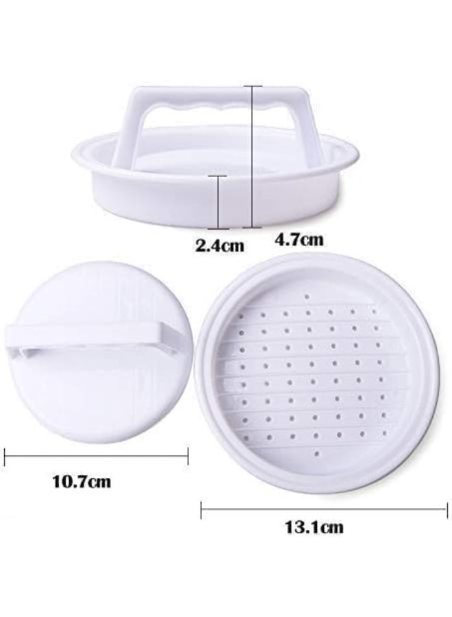 Plastic Burger Press – A practical burger forming mold for easily creating even patties at home. - Image 2