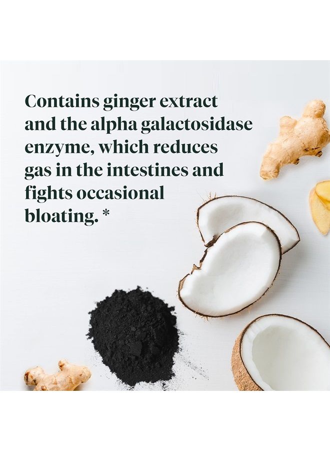 ENZYMEDICA , Purify Activated Charcoal, Enzyme Supplement to Reduce Occasional Gas, Indigestion and Gentle Cleansing with Ginger Extract and Alpha Galactosidase, 60 Capsules (60 Servings) - Image 4