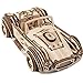 UGEARS Drift Cobra Racing Car Puzzle Wooden 3D Puzzles for Adults to Build with Powerful Spring Motor Wood Mechanical Models Building Kit Retro Hobbies for Men 370 Pcs - Image 2