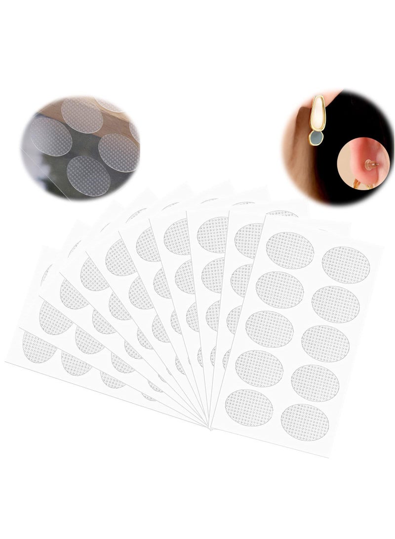 Sweet seven 300 Pcs Ear Patches Earring Protectors Ear Lobe Support Patches Heavy Earrings Stabilizers Large Earrings Lift Patches Long-Time Wearing Earrings - Image 1
