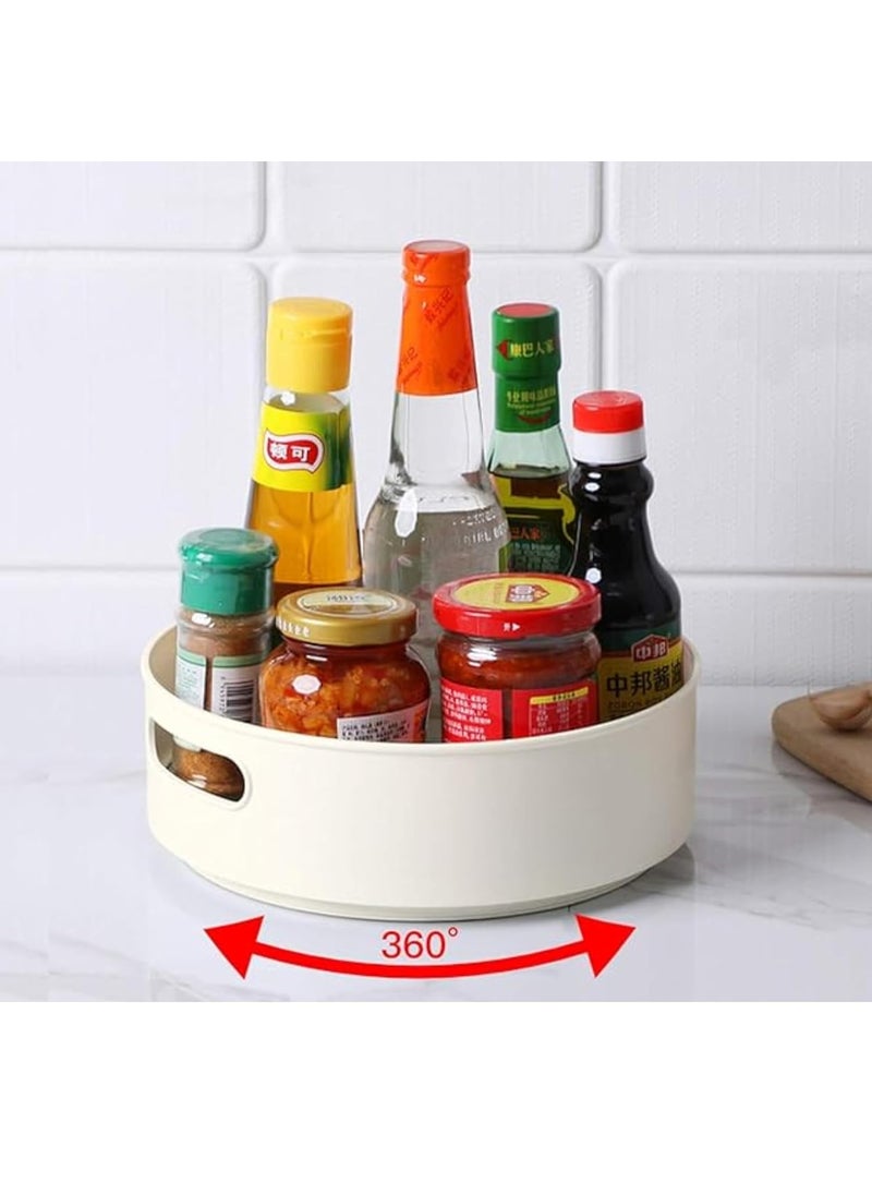 papermoon Paper Moon 360 Rotating Tray Multipurpose Kitchen Spice Holder Organizer Revolving Rack 1pc Color May Vary  - Image 1