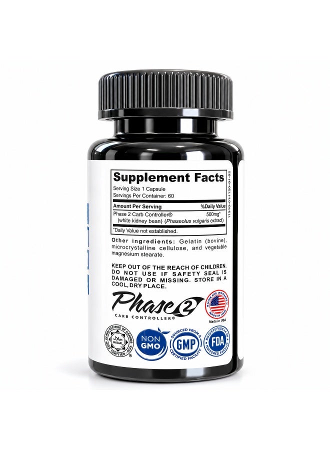 DR.FITNESS White Kidney Bean Extract 60 Capsules - Starch Blocker - Weight Loss - Energy - Image 2