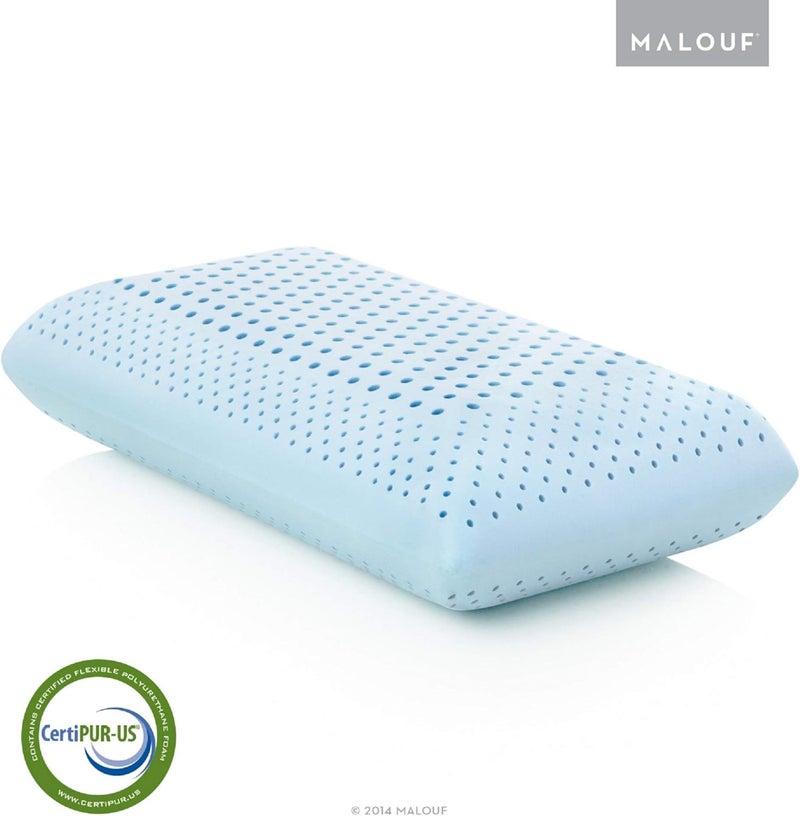 MALOUF Zoned Dough GelInfused Memory Foam Bed Pillow5Year US WarrantyQueenMid Loft Queen Mid Loft - Image 3