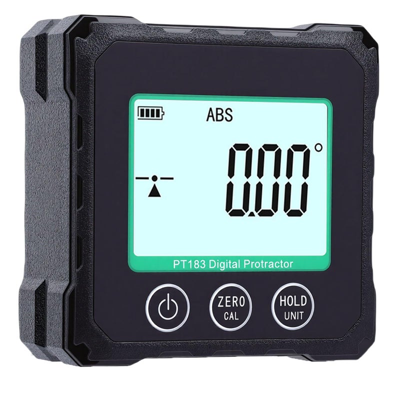 Electronic Inclinometer Protractor Digital Angle Finder with Backlit LCD Display Strong Magnet - Image 4