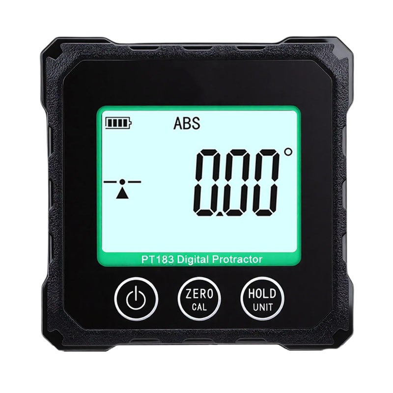 Electronic Inclinometer Protractor Digital Angle Finder with Backlit LCD Display Strong Magnet - Image 2