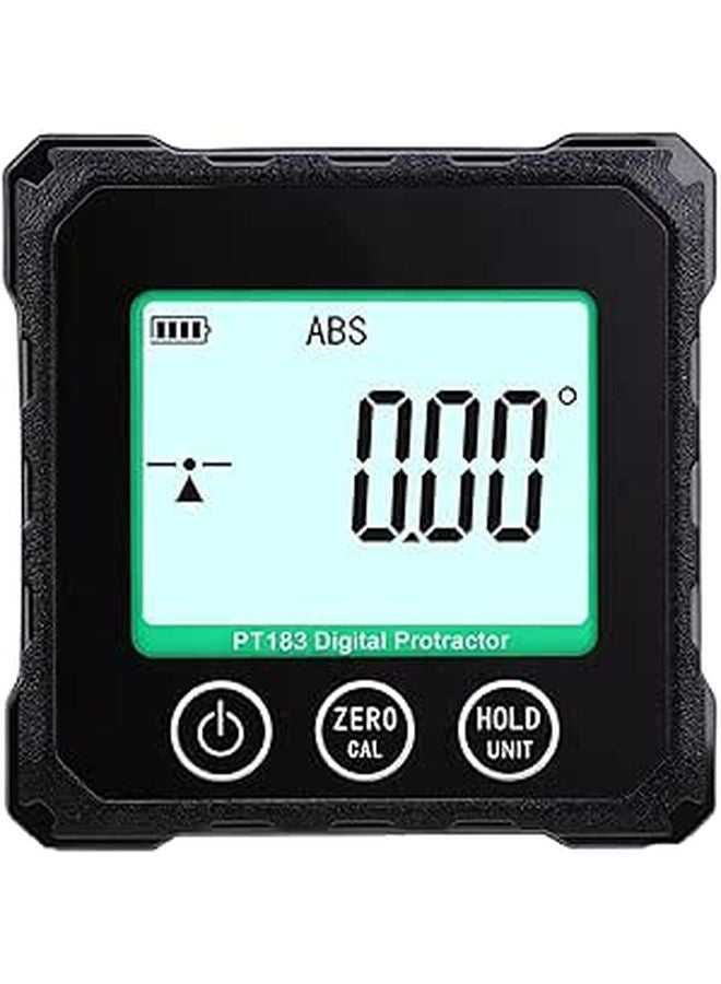 Electronic Inclinometer Protractor Digital Angle Finder with Backlit LCD Display Strong Magnet - Image 1