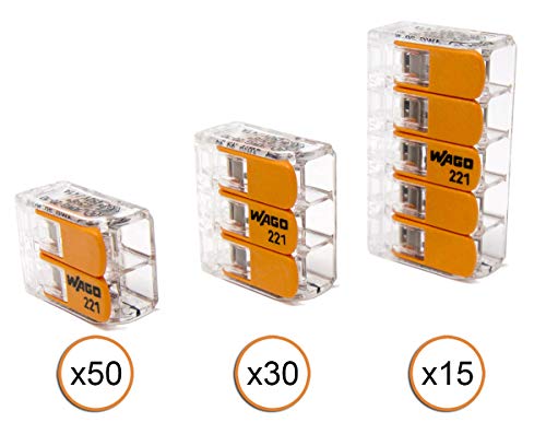 WAGO 221-61x Lever-Nuts 10AWG 95pc Compact Wire Connector Assortment - Image 3