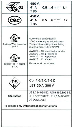 WAGO 221-61x Lever-Nuts 10AWG 95pc Compact Wire Connector Assortment - Image 5