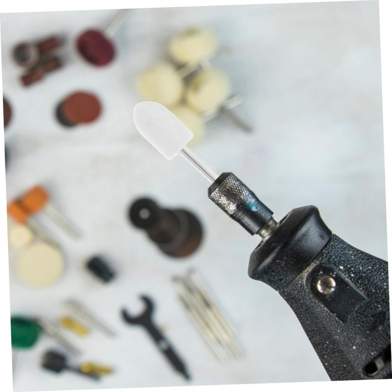 Wool Buffing Wheel Set With Assorted Polishing Heads For Automotive Home Surfaces - Image 5