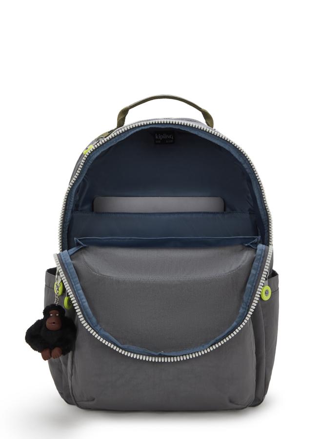 كيبلينغ حقيبة ظهر كبيرة سيكول باك تو جراي - - Image 3