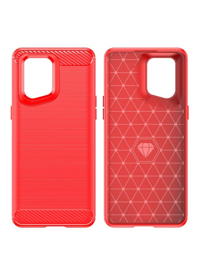 اس-توب جراب لهاتف OPPO Find X5 Pro مصنوع من ألياف الكربون TPU بملمس ناعم - Image 2