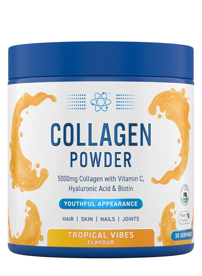 Applied Nutrition Marine Collagen 165g (Tropical Vibes) – Premium Hydrolyzed Peptides for Skin, Hair, Nails & Joint Health  - Image 1