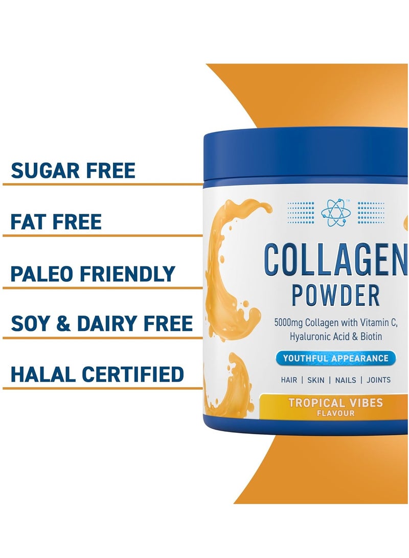 Applied Nutrition Marine Collagen 165g (Tropical Vibes) – Premium Hydrolyzed Peptides for Skin, Hair, Nails & Joint Health  - Image 2