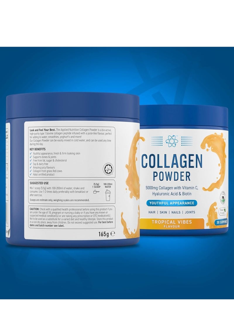 Applied Nutrition Marine Collagen 165g (Tropical Vibes) – Premium Hydrolyzed Peptides for Skin, Hair, Nails & Joint Health  - Image 5