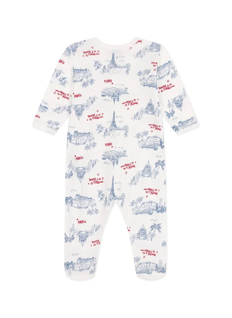 Petit Bateau Babies' Paris cotton pyjamas