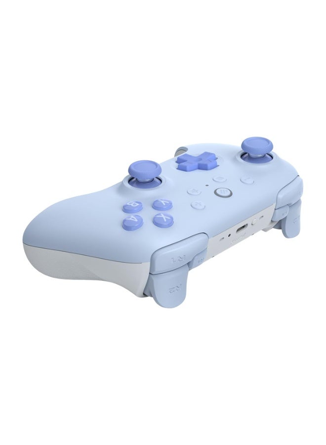 8بت دو 8 بيت دو وحدة تحكم بلوتوث التيميت 2 سي لجهاز سويتش/سويتش 2، وحدة تحكم لاسلكية مع 6 محاور للتحكم في الحركة، اهتزاز رامبل، وسادة دي محسنة وممتصات صدمات وعصا تحكم بتاثير القاعة (ازرق) - Image 2