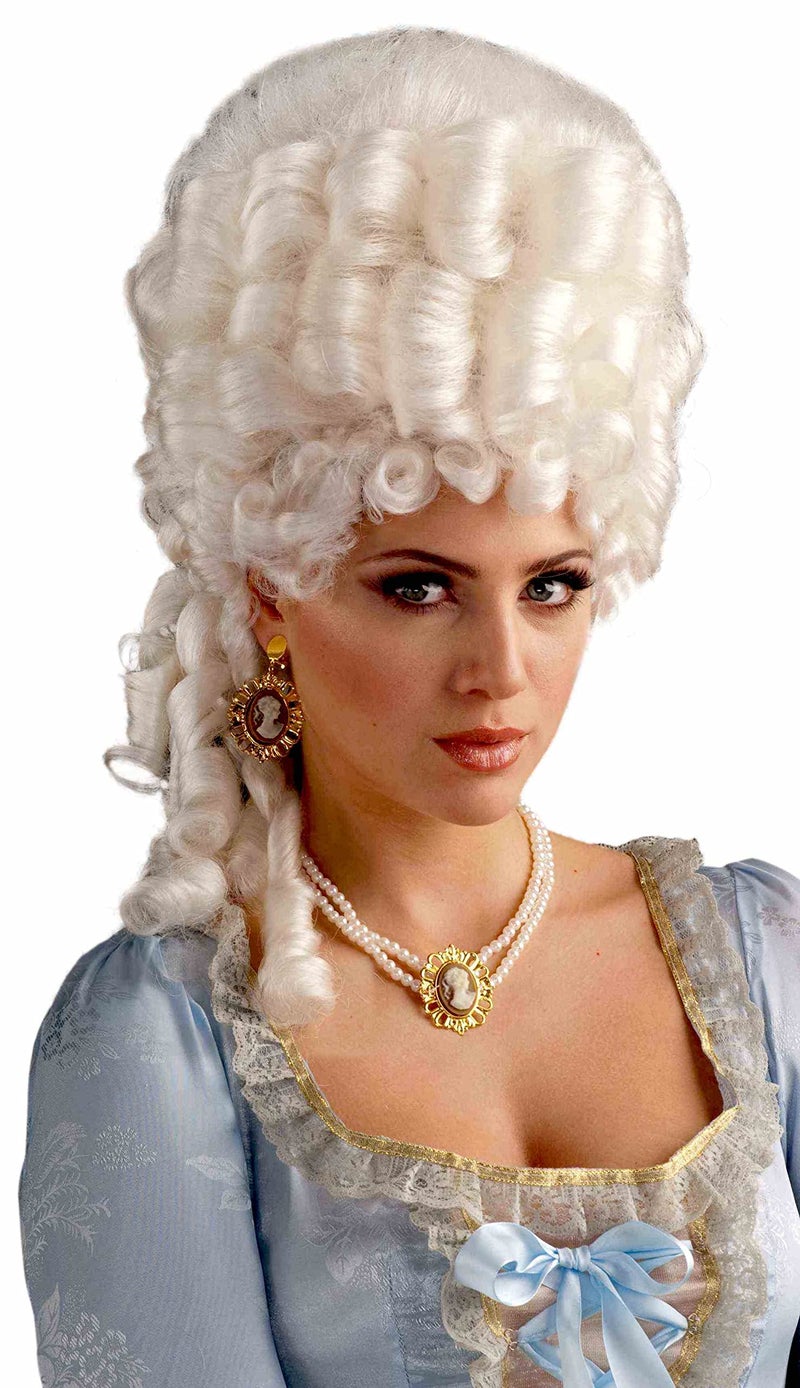 Rubies Marie Antoinette Platinum Wig for Adults, Women's No Size - Image 5