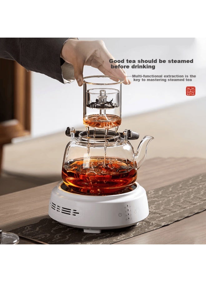 Yihutea Yi Hu Tea Glass Teapot Electric Ceramic Stove Heating Household Office Kettle Thickened Heat-resistant Kung Fu Tea Set - Image 4