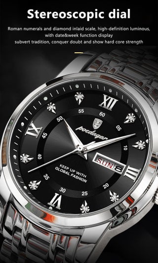 Watches for Men ,Waterproof Luminous Men's Watch Quartz-Case 41mm - view 4
