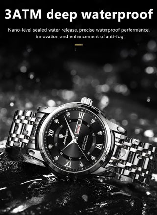 Watches for Men ,Waterproof Luminous Men's Watch Quartz-Case 41mm - view 5