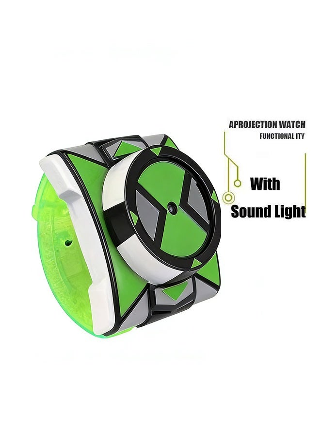 Ben 10 Role-Play Projection Watch with Sound & Light Effects - 4 Sound Modes Kids Toy Watch